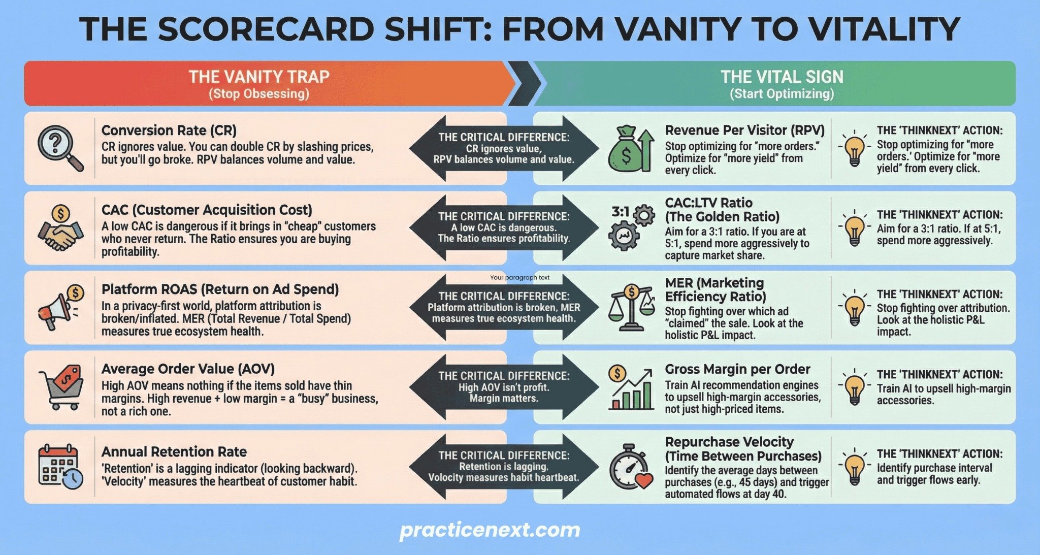 Vanity Tracker Vanity Metrics vs Vital Signs: 5 KPIs for Digital Commerce I ThinkNext