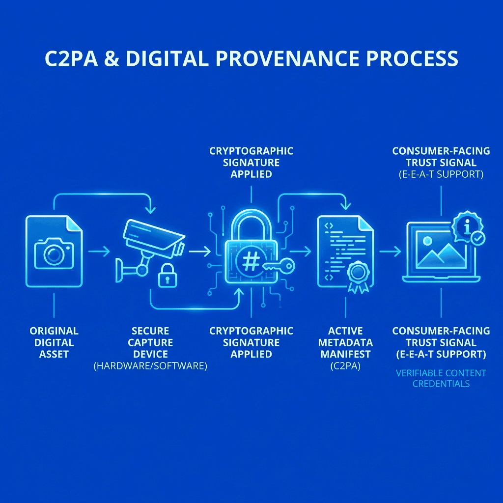 C2PA and Digital Provenance Diagram