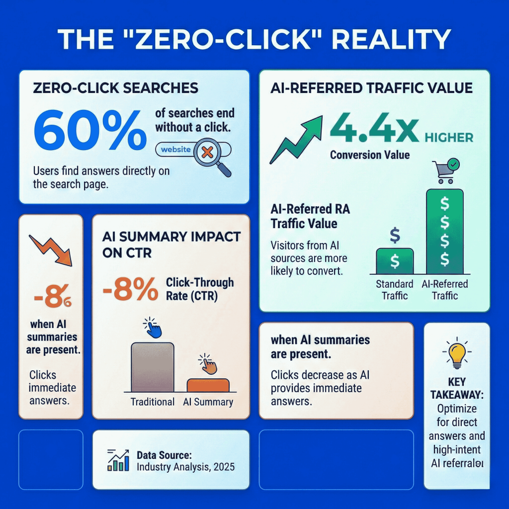 How the clicks on SERP disappearing